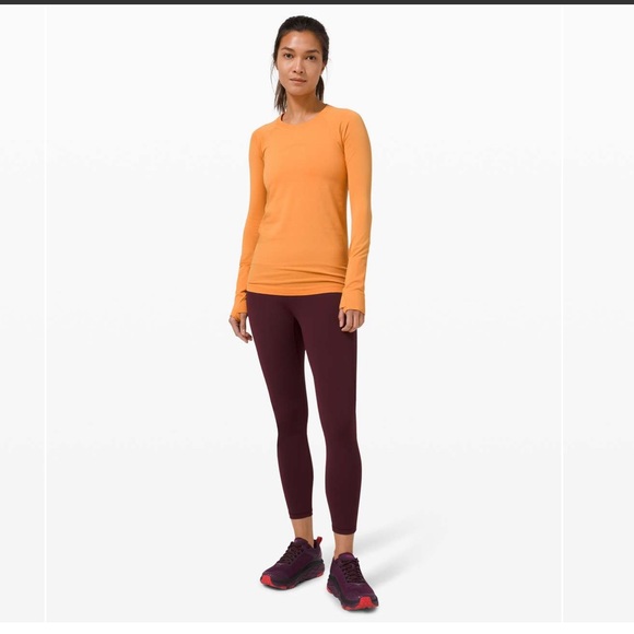 NWT - Lululemon - Women's Swiftly Tech LS 2.0 - Monarch Orange - Sizes: 8 & 10 - Picture 10 of 14